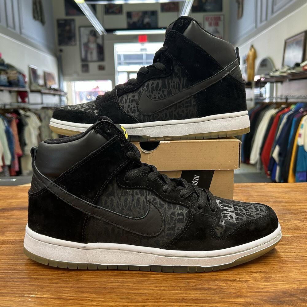 Size 10 - Nike Dunk Premium SB High Neckface Lightly Worn OG all